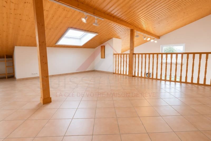 Maison familiale d'exception avec piscine, sauna et grand jardin à La Brillaz (11)