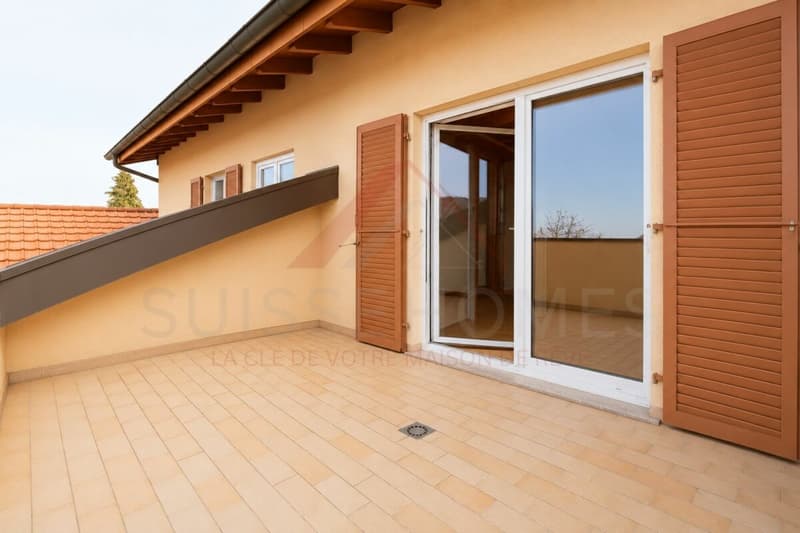 Maison familiale d'exception avec piscine, sauna et grand jardin à La Brillaz (13)