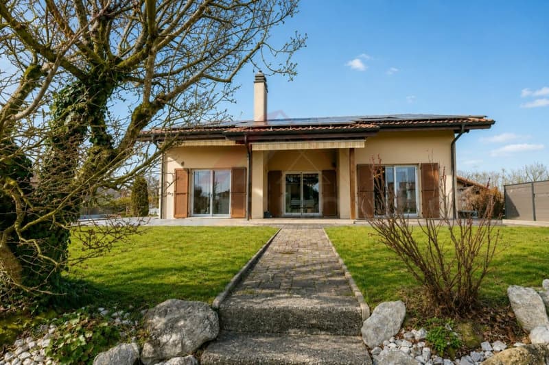 Maison familiale d'exception avec piscine, sauna et grand jardin à La Brillaz (3)