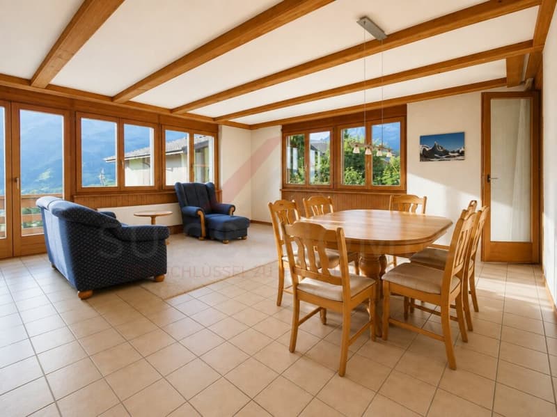 4,5-Zimmerwohnung in Frutigen - gepflegtes Zuhause mit eindrucksvollem Bergpanorama (3)