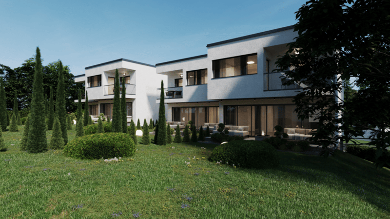 Villa jumelée moderne de 5.5 pièces avec jardin à Belfaux (2)