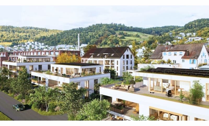 Letzte Chance auf Gartenglück - 4.5-Zimmer-Neubauwohnung in Döttingen (2)