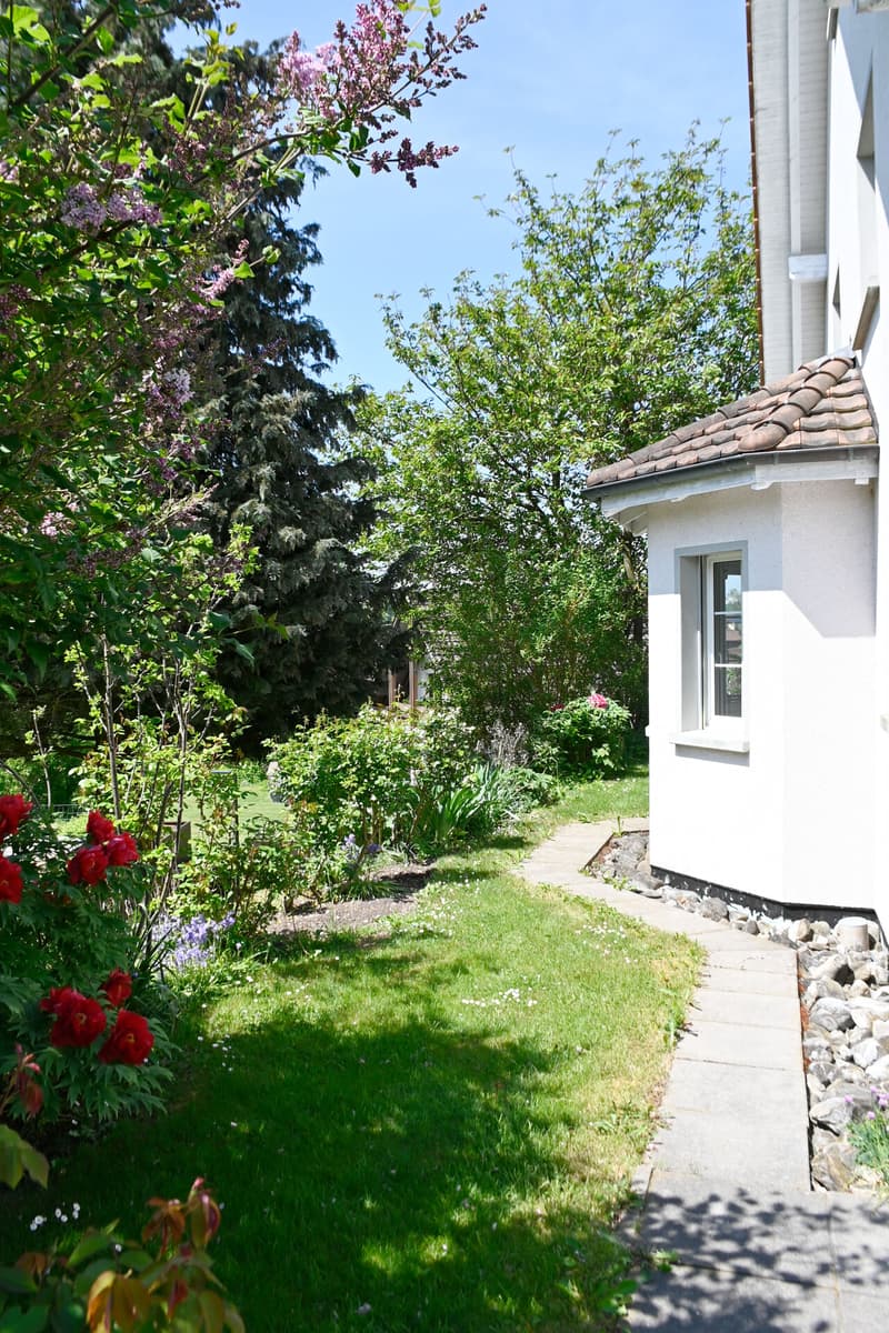 Garten Westseite