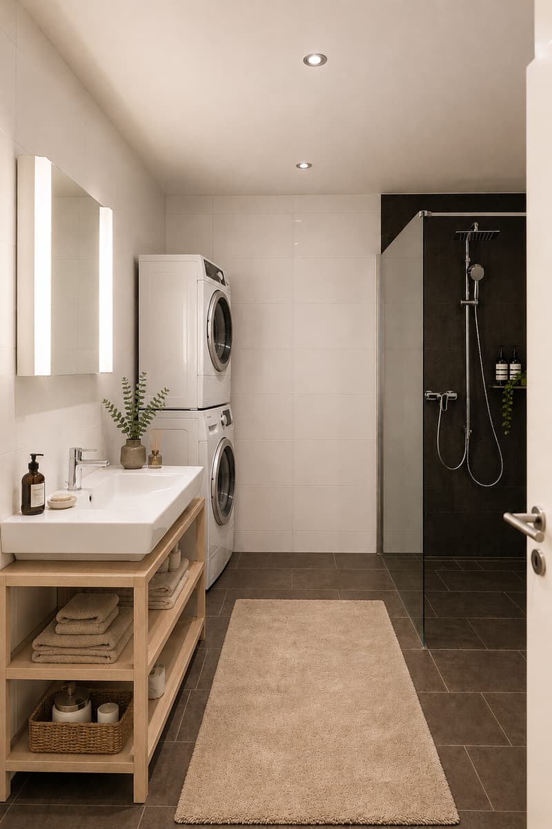 Nasszelle mit Dusche