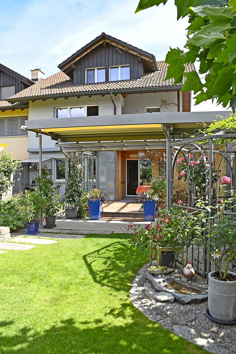 Haus mit Garten