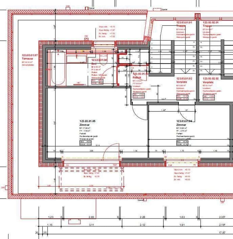 Grundrissplan 2. OG