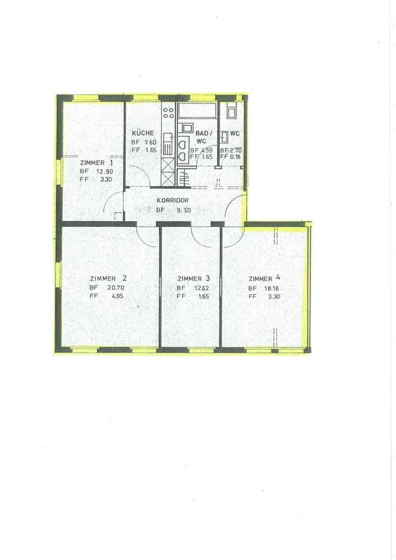Grundrissplan