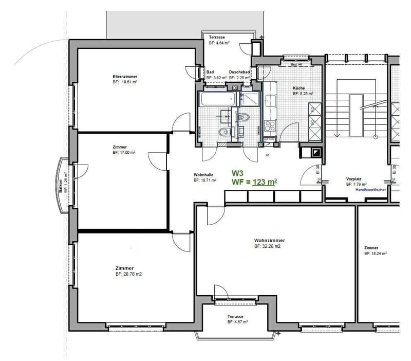 Grundrissplan