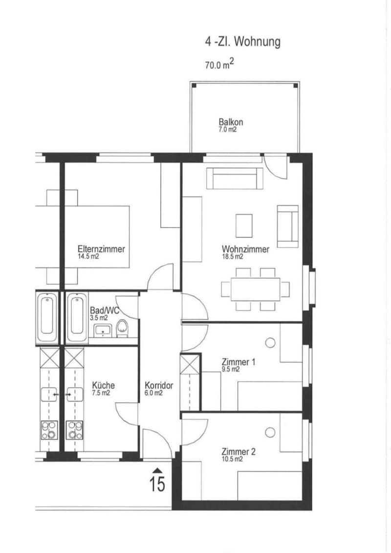 Grundrissplan