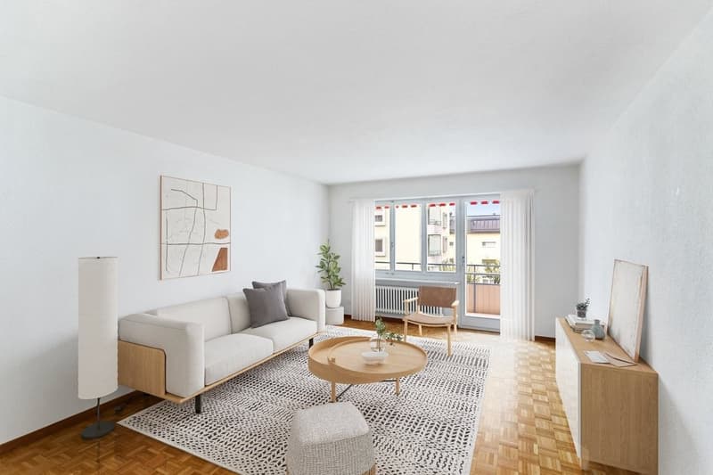 Wohnzimmer staging