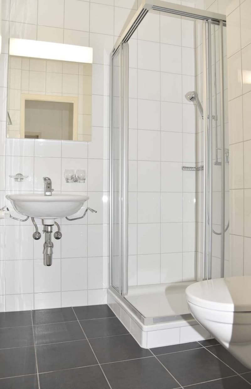 Salle de douches/WC/lavabo