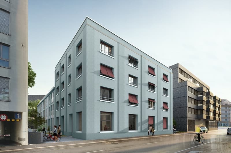 Attraktive Gewerbefläche im Erdgeschoss mit grosszügigen Schaufensterfronten (5)