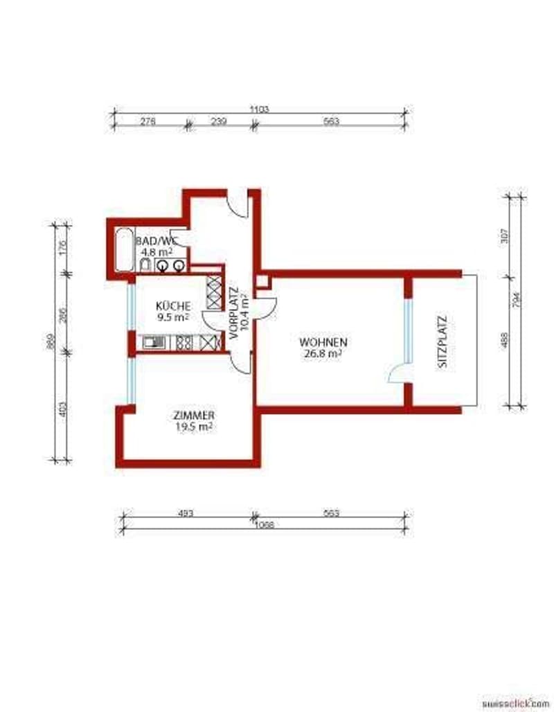 Sie suchen eine grosszügige Wohnung? (5)
