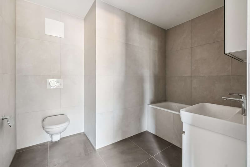 Badezimmer mit Badewanne