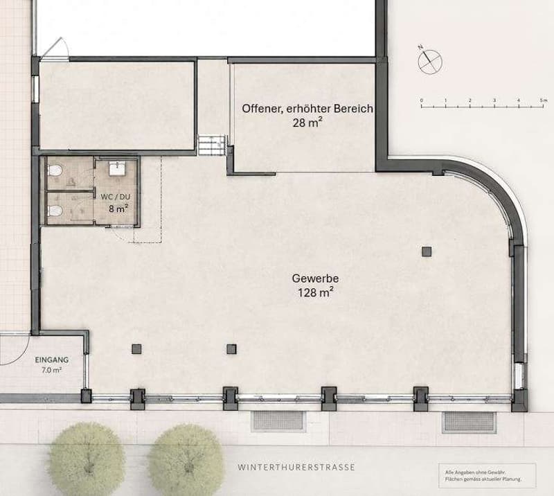 Grundriss Gewerbe