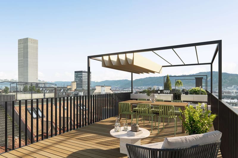 Private Dachterrasse
