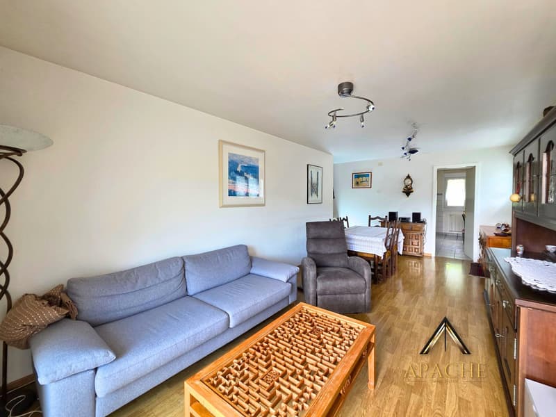 Appartement de 3.5 pièces avec balcon et vue imprenable en position dominante (4)