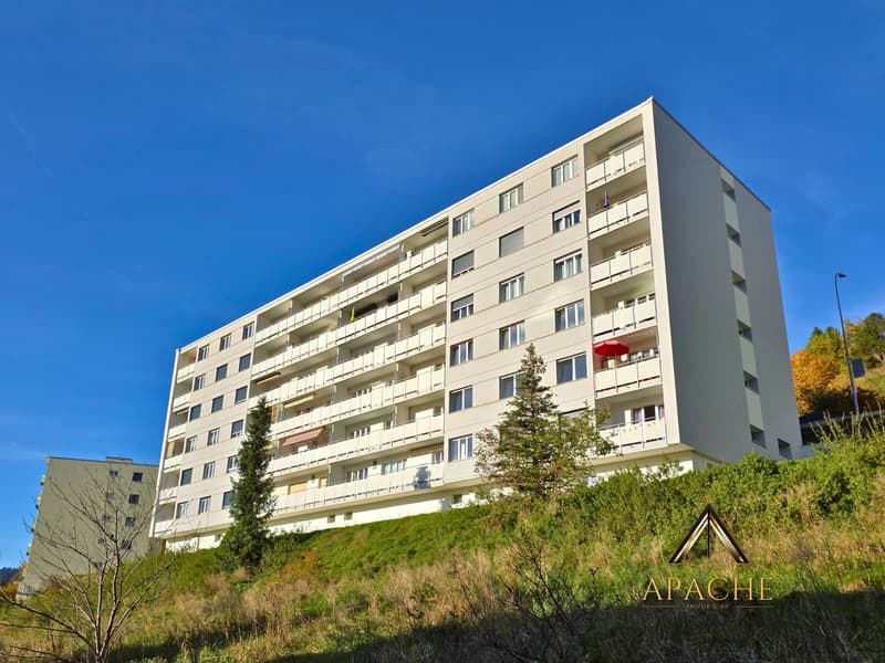 Appartement de 3.5 pièces avec balcon et vue imprenable en position dominante (11)