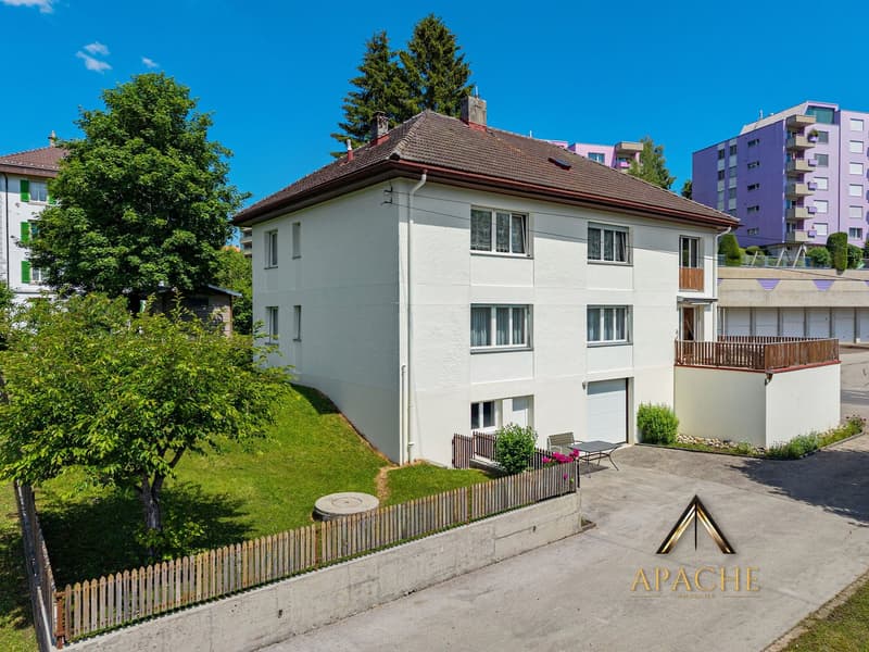 Généreuse maison familiale, 2 appartements pouvant être réunis et 5 garages (19)