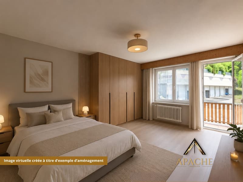 Généreuse maison familiale, 2 appartements pouvant être réunis et 5 garages (11)
