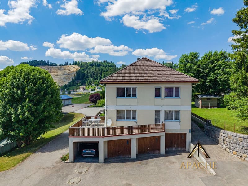 Généreuse maison familiale, 2 appartements pouvant être réunis et 5 garages (2)