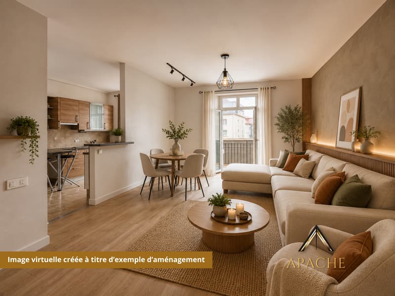 Magnifique 5.5 pièces avec grand balcon et place de parc intérieure (2)
