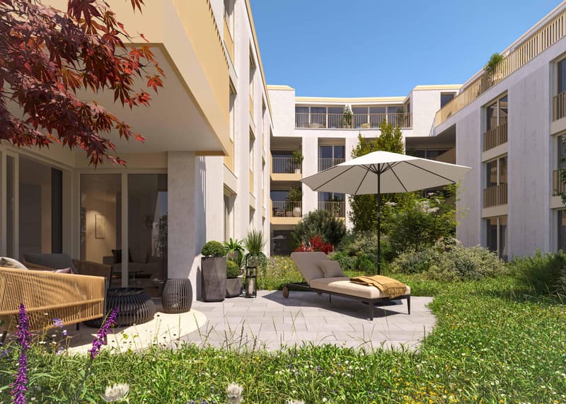 Exklusive Gartenwohnung mit Sitzplatz im Zürcher Kreis 2 (2)