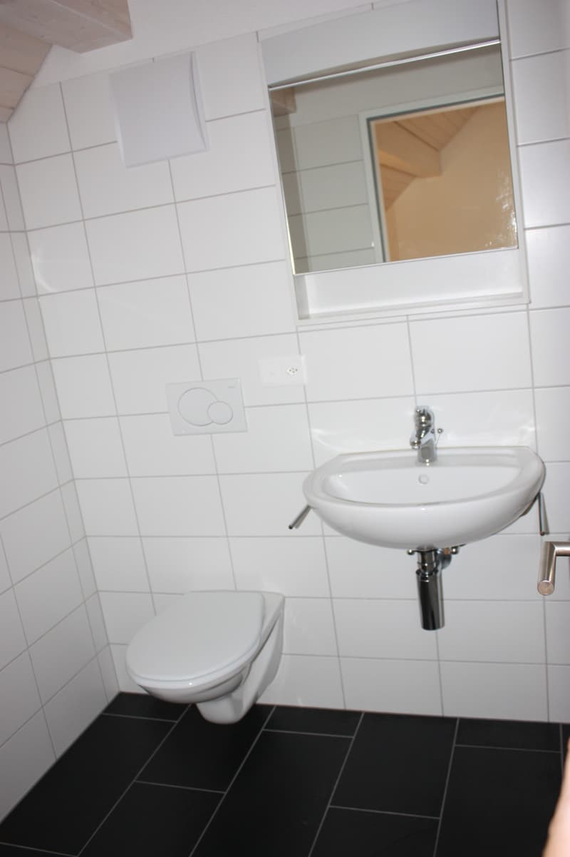 WC/Dusche neben Galerie
