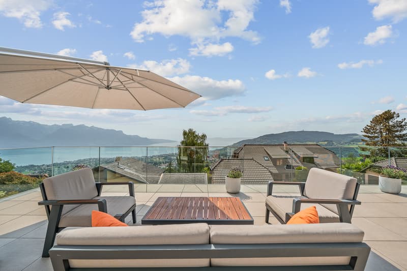 Villa d'architecte - un havre de paix dominant le lac Léman (3)