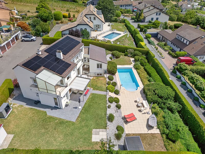 Magnifique propriété dans un quartier prestigieux de Lutry, vue lac (3)