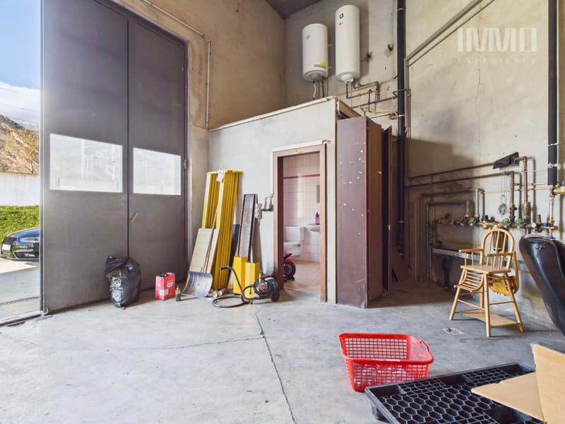 Halle dépôt avec chambres frigorifiques et deux studios (3)