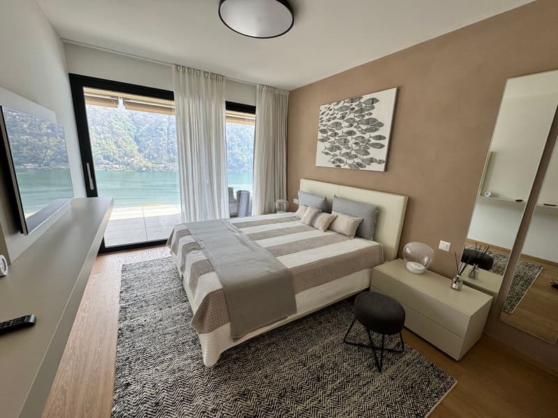 Splendido appartamento di 3,5 locali con vista lago giardino e piscina (16)