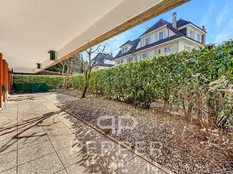 Vaste appartement en rez-de-jardin au coeur de Chailly (13)