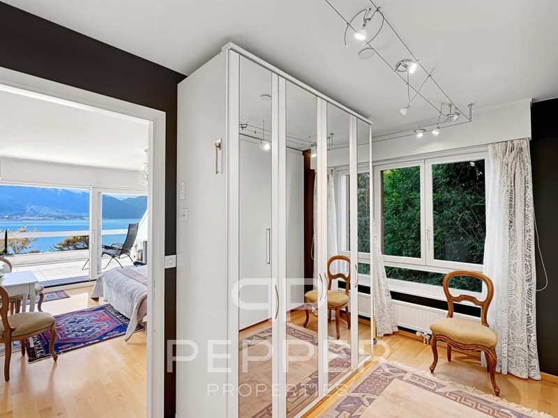 Rare duplex en attique avec vue panoramique sur le Léman et les Alpes (8)