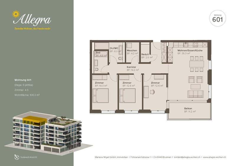 Erstbezug: zentrale und komfortable 4.5-Zimmer-Attikawohnung (8)