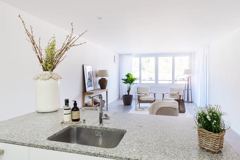 Ruhig und schön gelegene 4.5-Zimmer-Wohnung mit Weitsicht (3)