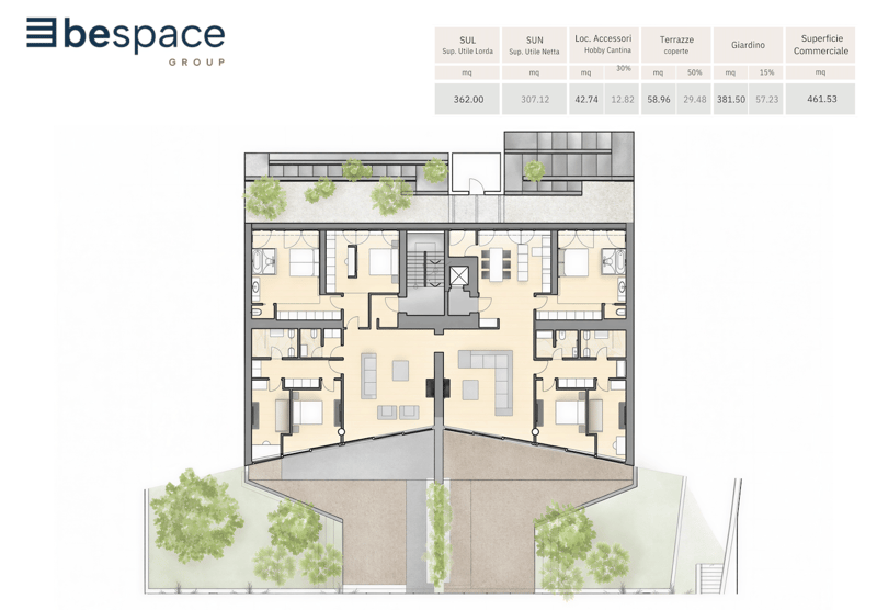 Esclusivo appartamento con giardino nel cuore di Lugano (32)