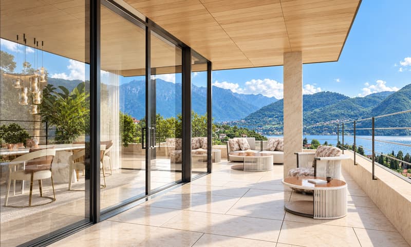 Villa Contemporanea con piscina e vista sul Lago di Como (5)