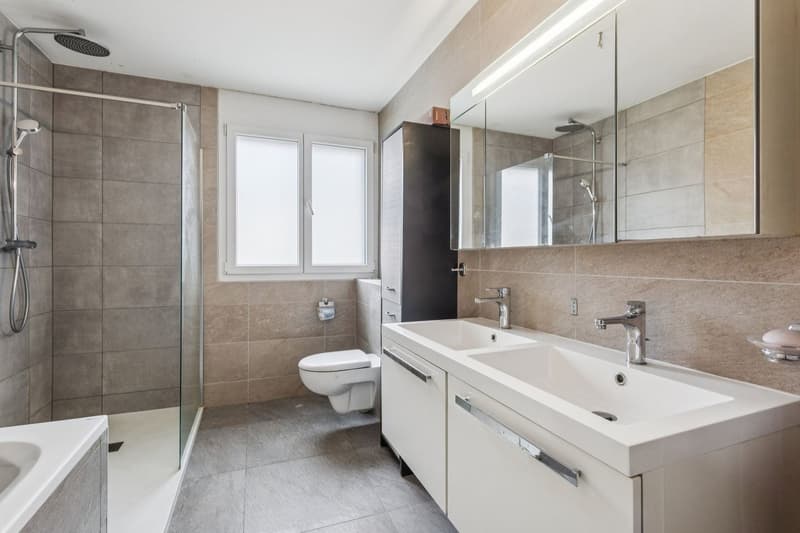 Salle d'eau mixte