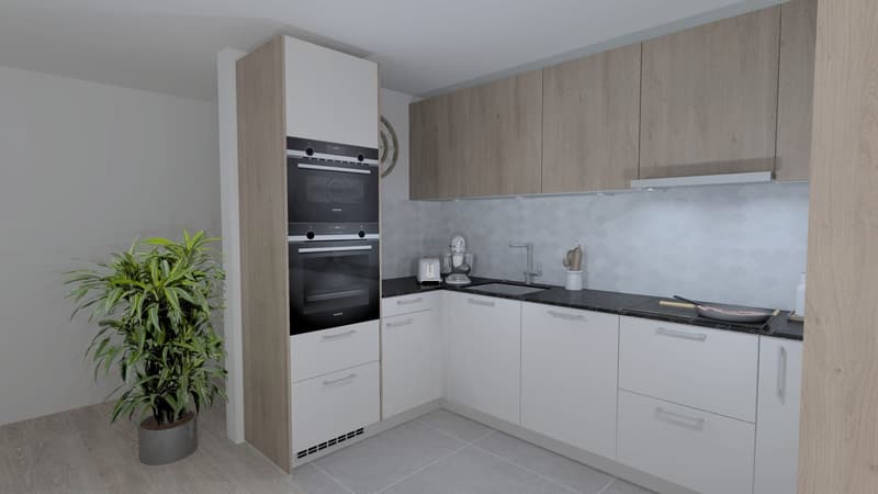 Appartement MINERGIE de 3.5 pièces au rez-de-chaussée (lot 2) / en cou (3)
