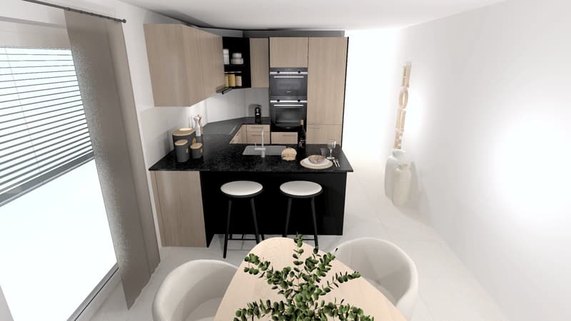 Appartement MINERGIE de 3.5 pièces au combles avec balcon (lot 5) / en (3)