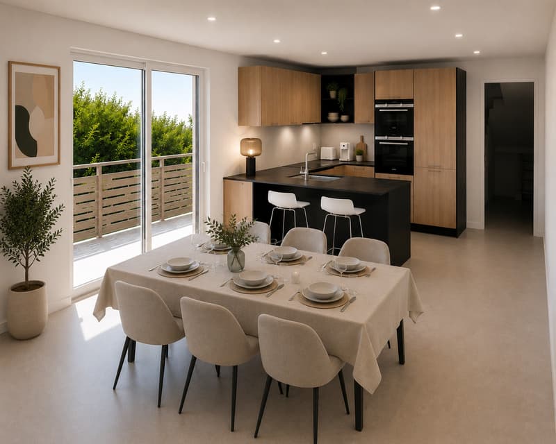 Appartement MINERGIE de 3.5 pièces au combles avec balcon (lot 5) / en (1)
