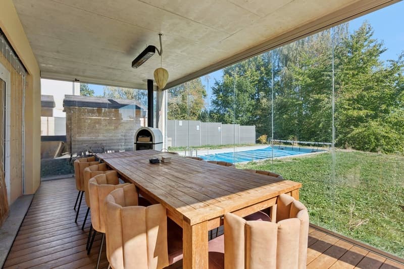 Villa individuelle contemporaine 5.5pièces avec piscine à Carrouge VD (3)