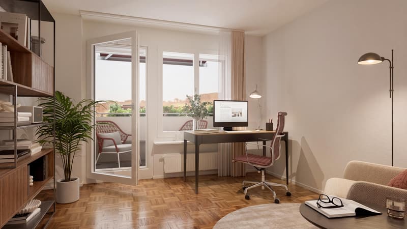 Urban wohnen, natürlich leben - 3.5 Zimmerwohnung in Oberwil (7)