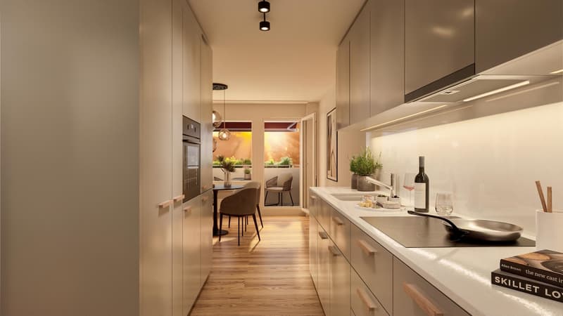 3.5 Zimmerwohnung in Oberwil - Urban wohnen, natürlich leben (3)