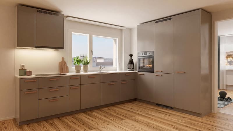 4.5 Zimmerwohnung in Oberwil - Urban wohnen, natürlich leben (2)