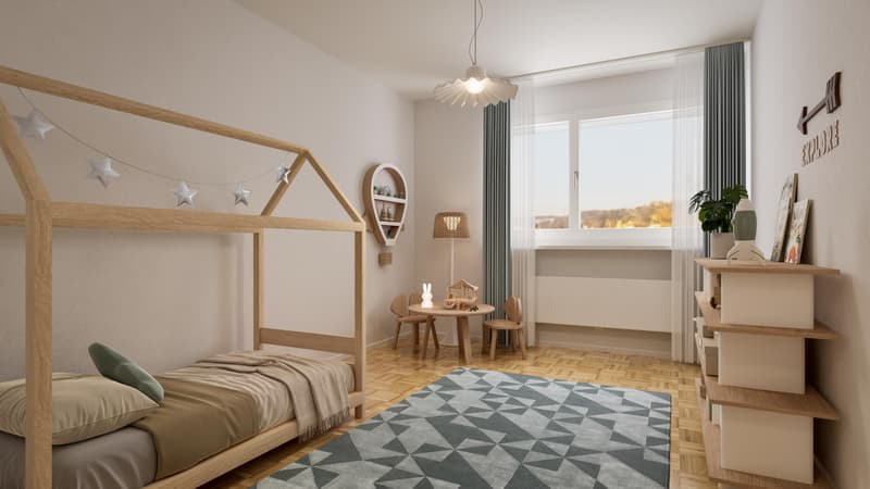 4.5 Zimmerwohnung in Oberwil - Urban wohnen, natürlich leben (8)