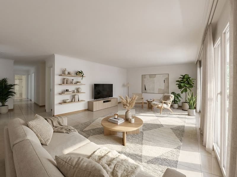 Helle 4.5-Zimmer-Wohnung mit 3 Balkonen, seenah in Locarno (1)