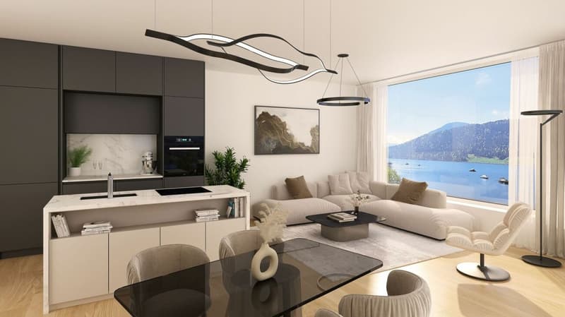 Neubau: 4.5-Zimmer Wohnung mit einmaliger Seesicht (3)