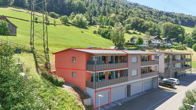 Wohnen über dem Walensee - Sonnige 3½-Zimmer-Dachwohnung mit Panoramablick (15)